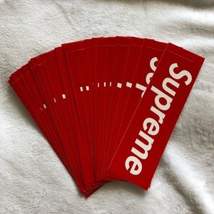 Supreme Box Logo Stickers